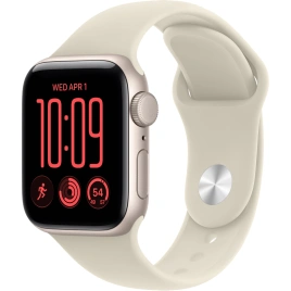 Смарт-часы Apple Watch SE (2026) 40mm Starlight Aluminum Sand Sport Band M/L