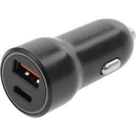 Автомобильное зарядное устройство Deppa 20W USB-C/USB-A 11298 Black