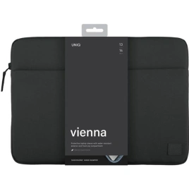 Чехол-папка Uniq VIENNA Laptop Sleeve для ноутбуков 14 Midnight Black