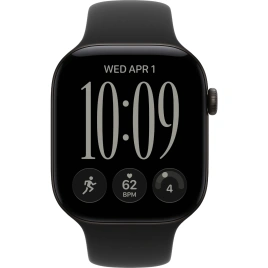 Смарт-часы Apple Watch Series 12 46mm Black Aluminum Case with Black Sport Band M/L