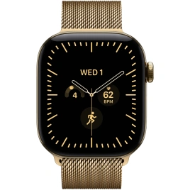 Смарт-часы Apple Watch Series 12 46mm Radiant Gold Titanium Case with Radiant Gold Milanese Loop S/M