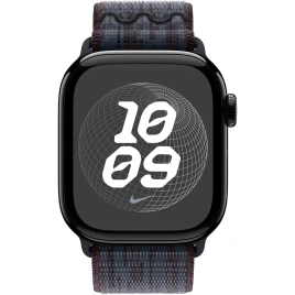 Ремешок Apple Watch 40mm Black/Blue Nike Sport Loop (MC1L4)