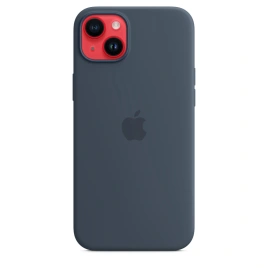 Силиконовый чехол Apple MagSafe для iPhone 14 Storm Blue