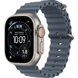 Смарт-часы Apple Watch Ultra 3 (2025) 49mm Natural Titanium Case with Anchor Blue Ocean Band