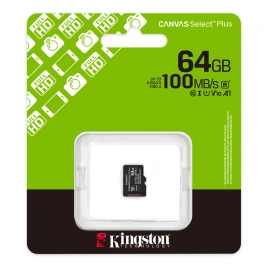 Карта памяти Kingston Canvas Select Plus 64Gb MicroSDXC (SDCS3/64GBSP)