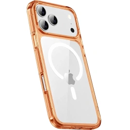 Чехол Gurdini Alba Series Protective with MagSafe для iPhone 18 Pro Max Orange