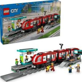 Конструктор LEGO City Downtown Streetcar and Station 60423