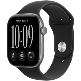 Смарт-часы Apple Watch Series 12 42mm Space Gray Aluminum Case with Black Sport Band M/L