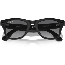 Умные очки Ray-Ban Wayfarer Matte Black/Polar (RW4008) M Gradient Graphite