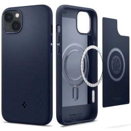 Чехол Spigen Mag Armor для iPhone 14 (ACS05066) Navy Blue