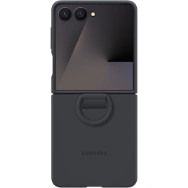 Чехол Samsung Silicone Ring Case для Galaxy Z Flip7 Black
