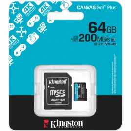 Карта памяти Kingston Canvas Go Plus 64GB MicroSDXC (SDCG4/64GB)