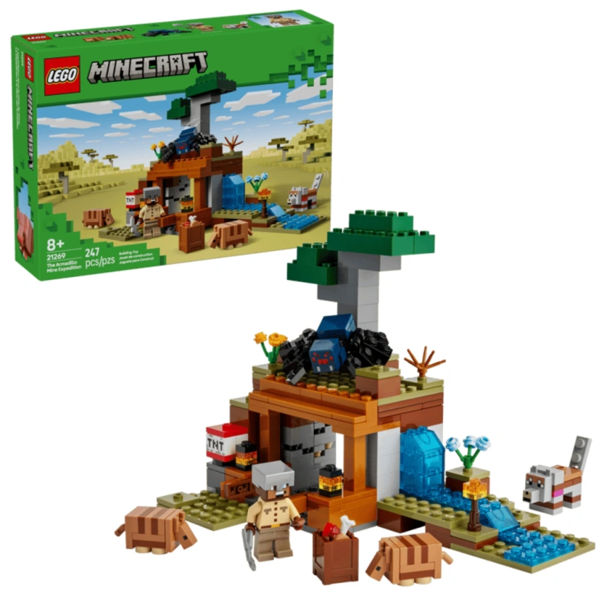 Конструктор LEGO Minecraft The Armadillo Mine Expedition 21269 фото 1