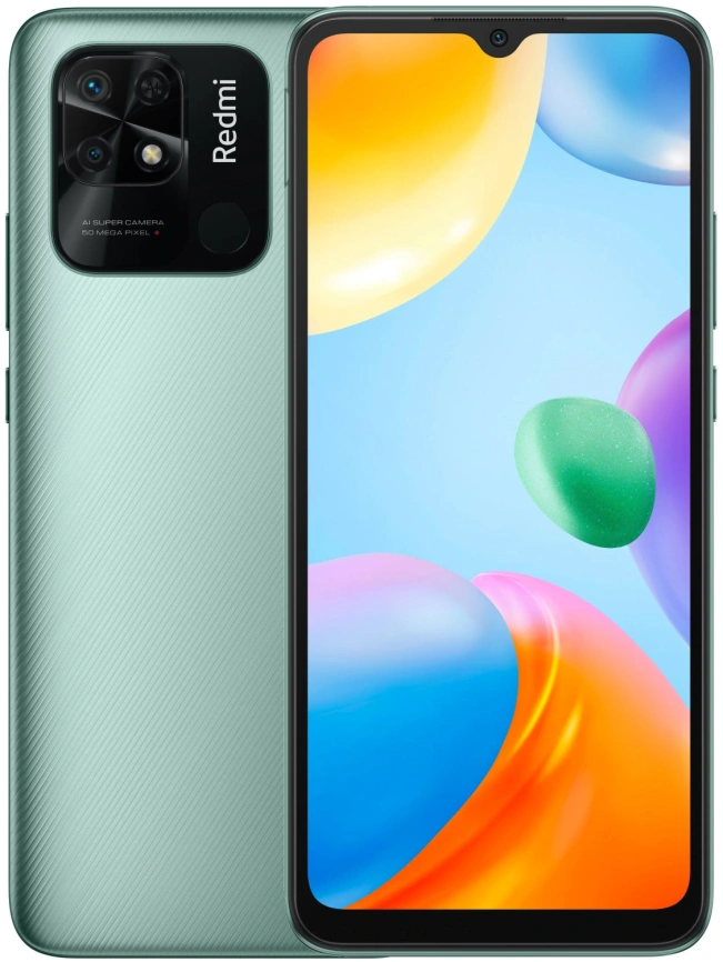 Смартфон XiaoMi Redmi 10C 4/128Gb (NFC) Green EAC фото 1