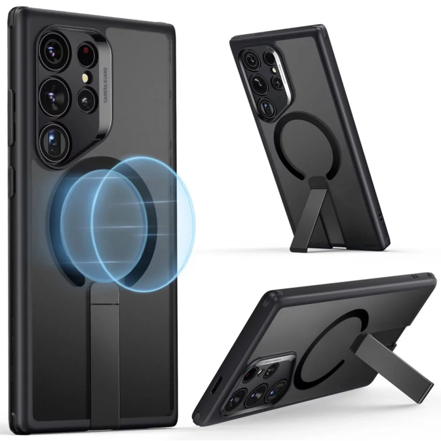 Чехол ESR Flickstand Boost Halolock для Galaxy S24 Ultra (4894240189900) Black фото 2