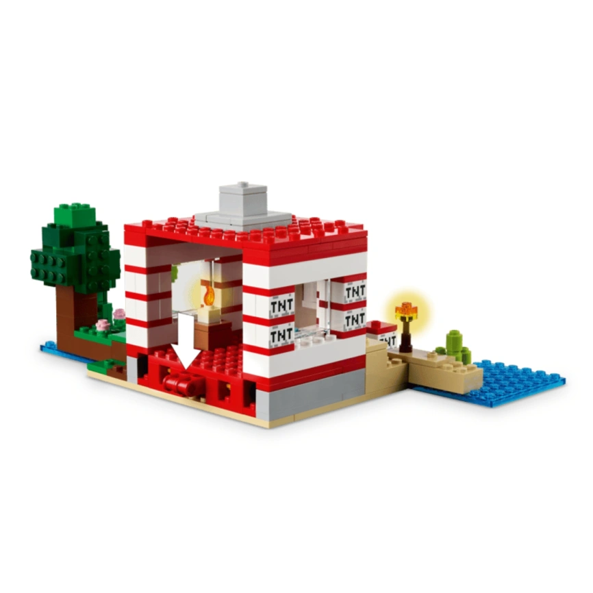 Конструктор LEGO Minecraft The TNT Jungle House 21275 фото 4