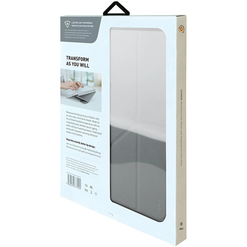 Чехол Uniq Camden для iPad Air 10.9 (2022/20) Grey фото 5