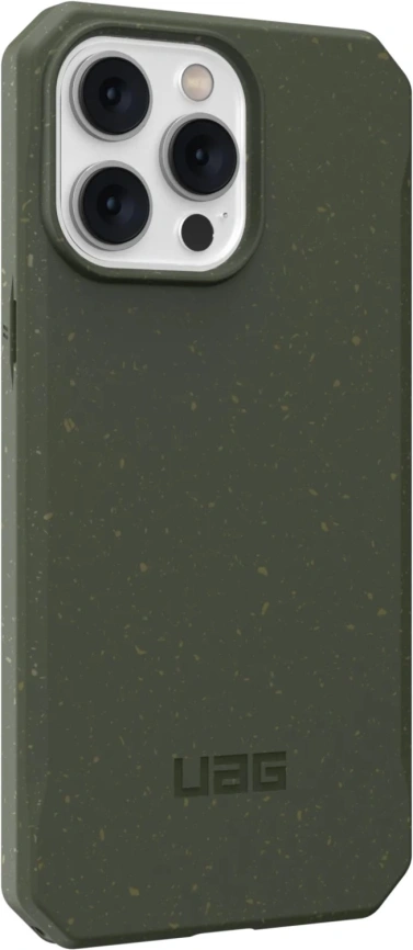 Чехол UAG Biodegradable Outback для iPhone 14 Pro Olive фото 6