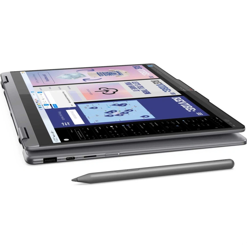 Ноутбук Lenovo Yoga 7 4ILL10 14 OLED/ i5-226V Ultra/16GB/512GB SSD (83JQ003GRK) Luna Grey фото 3