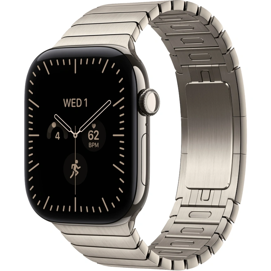Смарт-часы Apple Watch Series 12 42mm Natural Titanium Case with Natural Link Bracelet фото 1