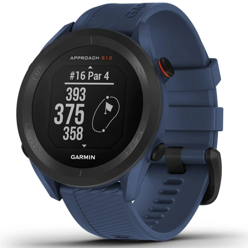 Смарт-часы Garmin Approach S12 2022 Edition (010-02472-14) Tidal Blue фото 1