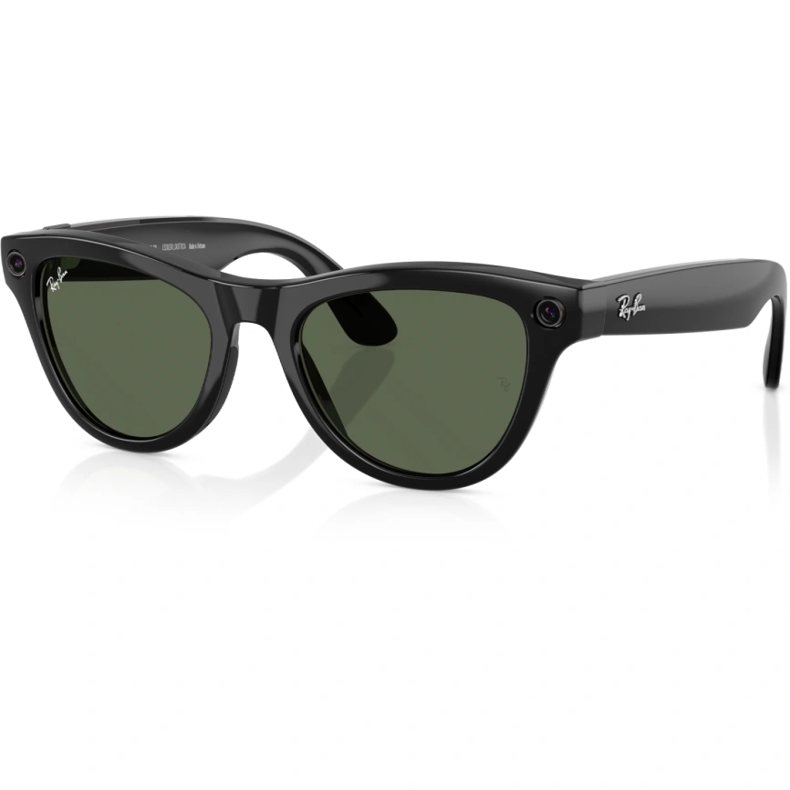 Умные очки Ray-Ban Skyler Shiny Black (RW4010) M Green фото 1