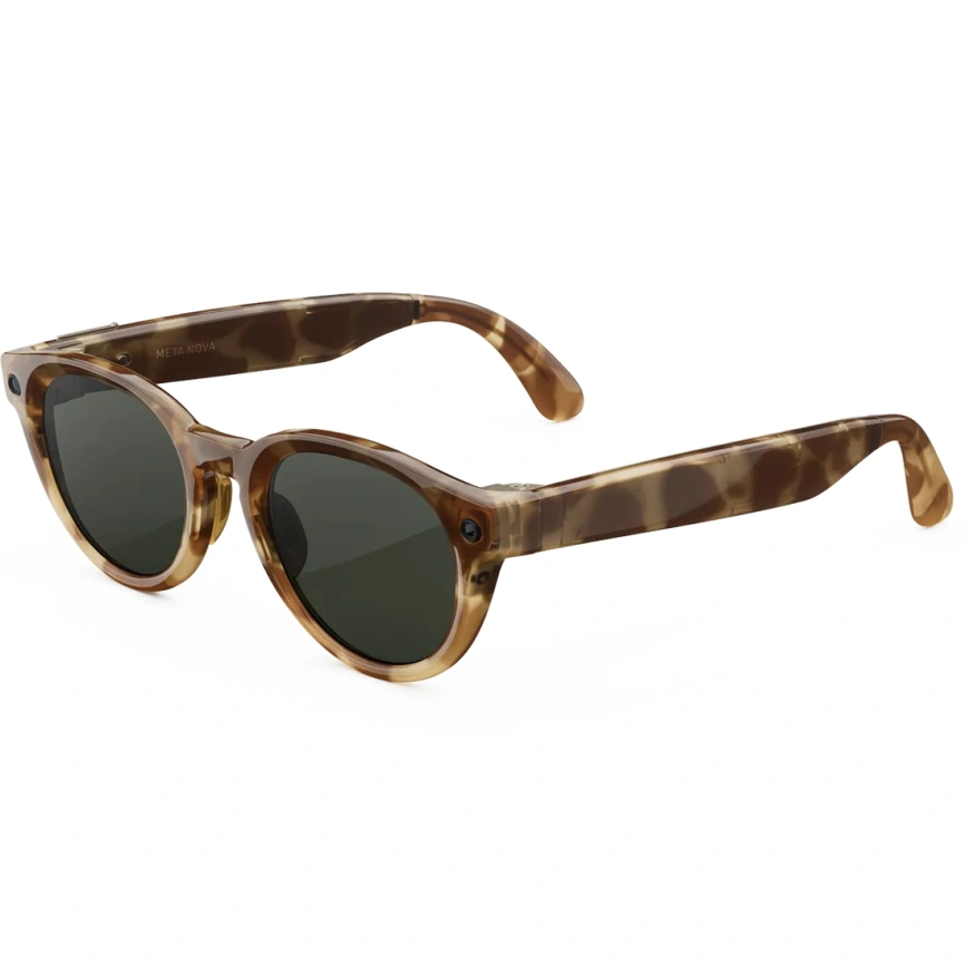 Умные очки Meta Nova Honey Tortoise Small Clear to Graphite Green Transitions фото 1