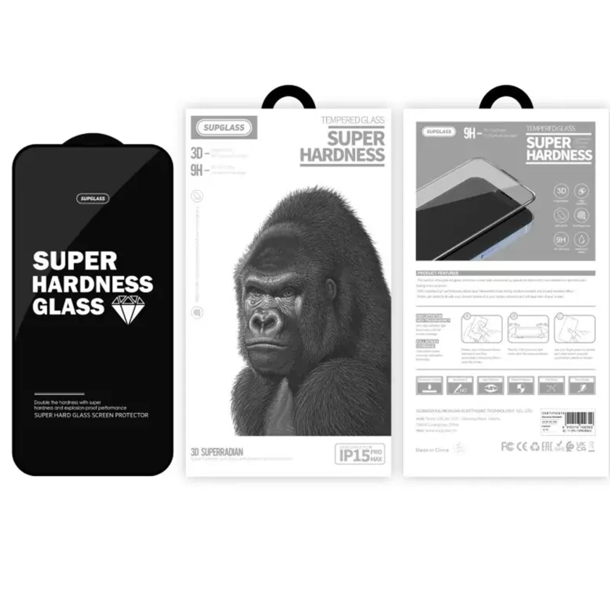 Защитное стекло Supglass SG-11 3D Super Radian Glass для iPhone 16 фото 1