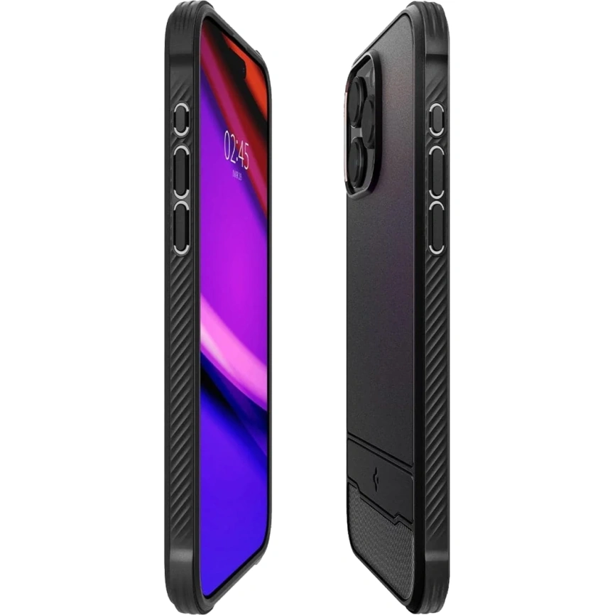 Чехол Spigen Rugged Armor Mag Magsafe для iPhone 15 Pro Max (ACS06561) Matte Black фото 2