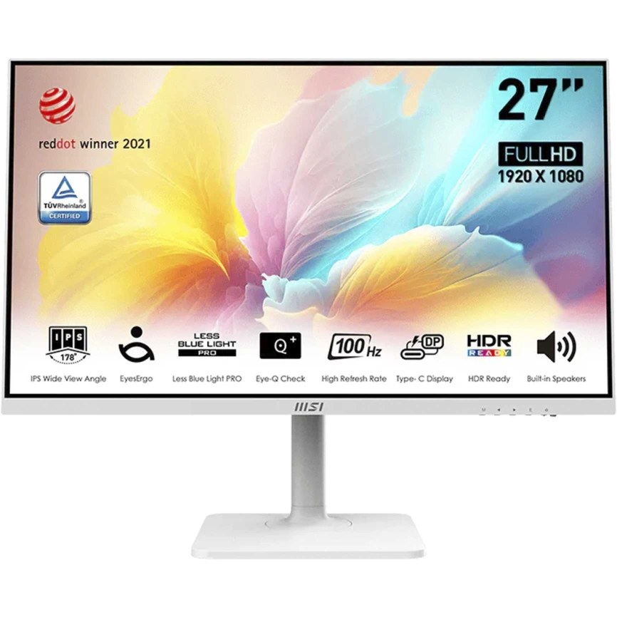 Монитор MSI 27" Modern MD2712PW IPS White фото 1