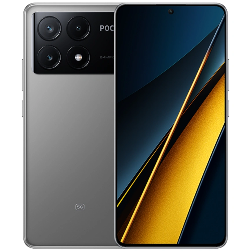 Смартфон Xiaomi Poco X6 Pro 5G 12/512Gb Grey EAC фото 1