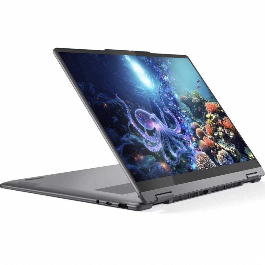 Ноутбук Lenovo Yoga 7 4ILL10 14 OLED/ i7-256V Ultra/16GB/512GB SSD (83JQ007YRK) Luna Grey фото 5