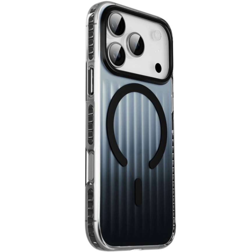 Чехол Gurdini Ocean Case Transparent для iPhone 18 Pro Black фото 1