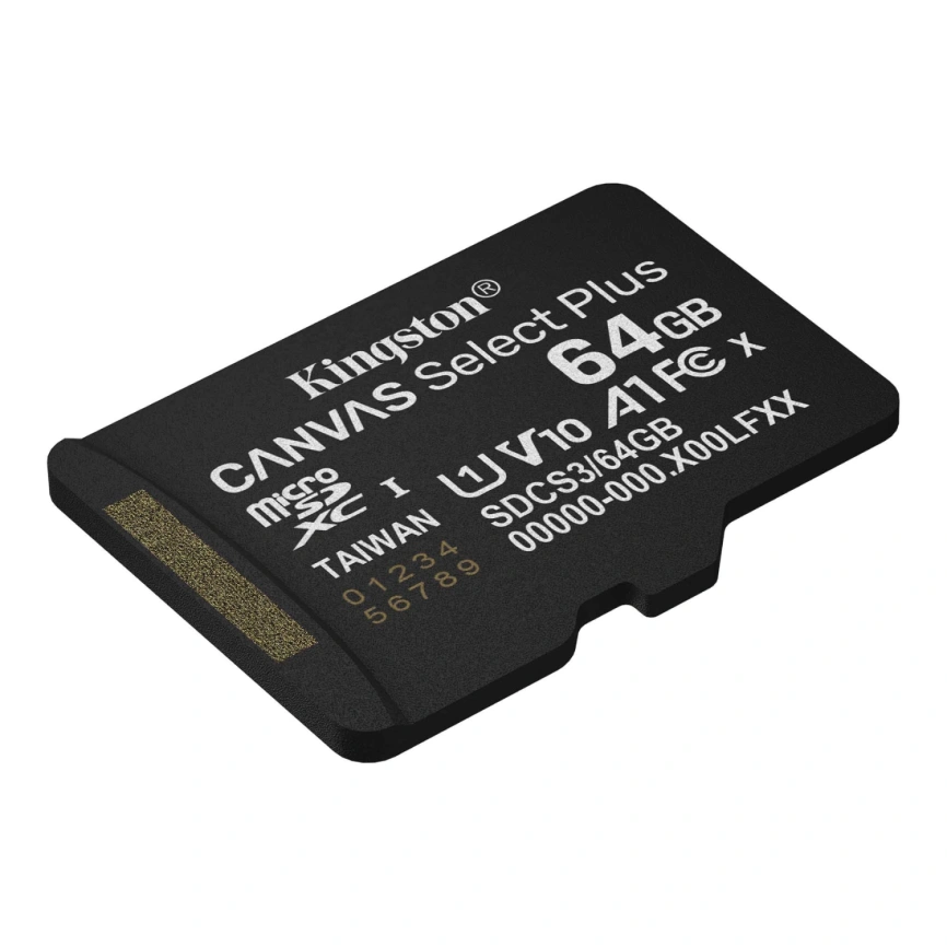 Карта памяти Kingston Canvas Select Plus 64Gb MicroSDXC (SDCS3/64GBSP) фото 2