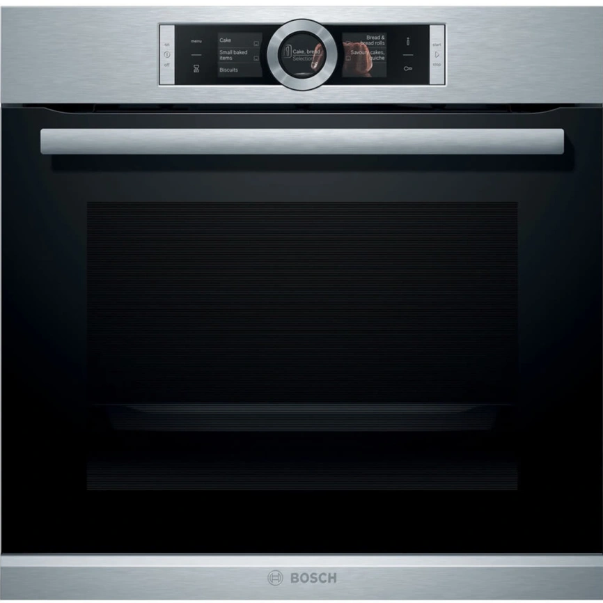 Электрический духовой шкаф Bosch Serie 8 HBG636ES1 Silver фото 1