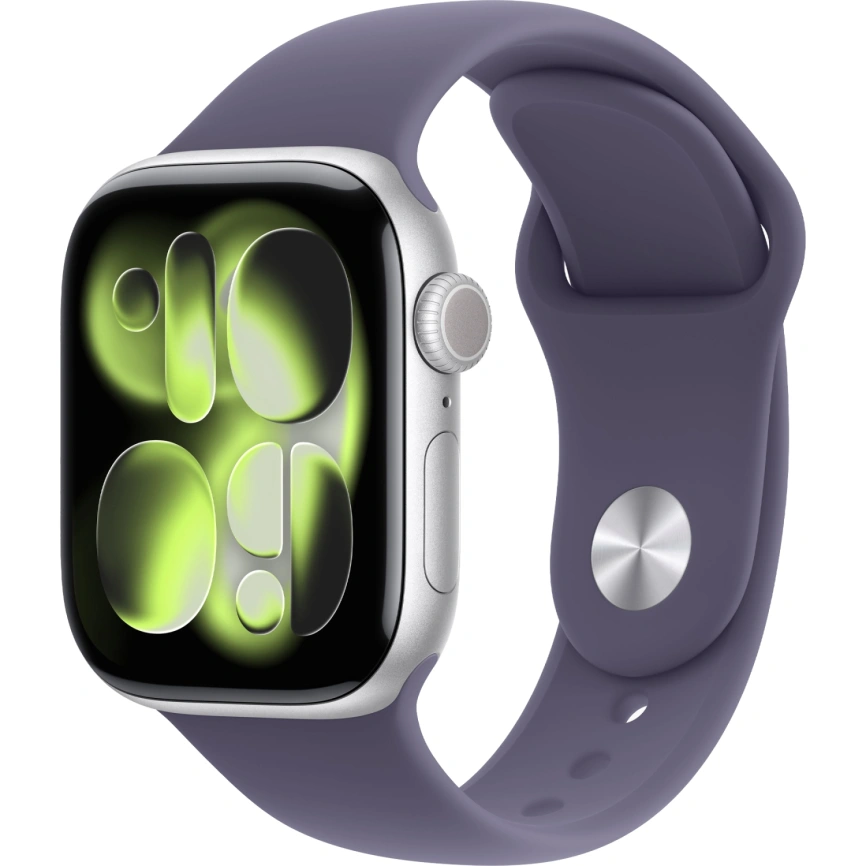 Смарт-часы Apple Watch Series 11 42mm Silver Aluminium Case with Purple Fog Sport Band S/M фото 1