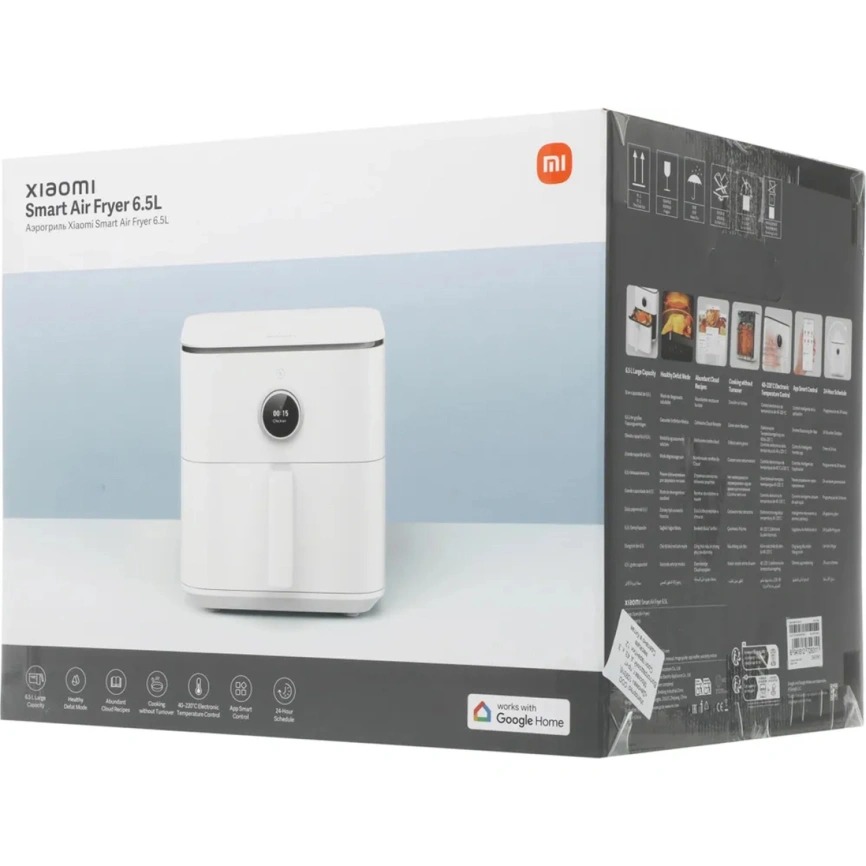 Аэрогриль Xiaomi Smart Air Fryer MAF10 6.5L White (BHR7358EU) РСТ фото 10