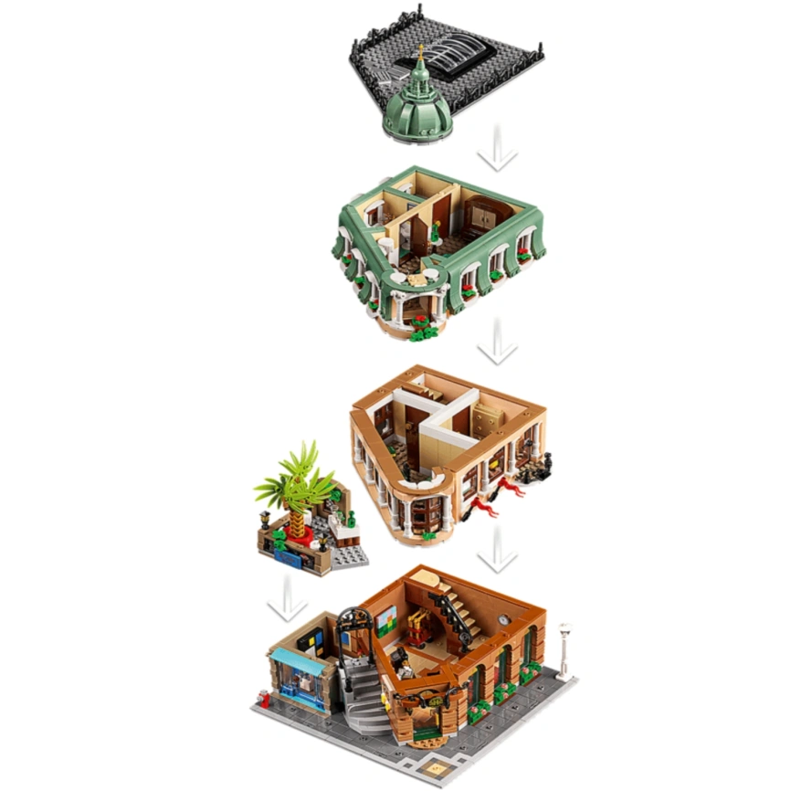 Конструктор LEGO Icons Creator Boutique Hotel 10297 фото 3