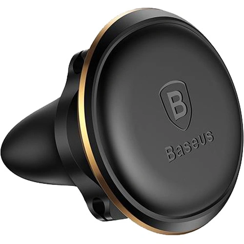 Автомобильный держатель Baseus Magnetic Air Vent Car Mount Holder( SUGX-A0V) Gold фото 2
