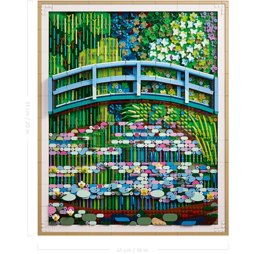 Конструктор LEGO Art Claude Monet Bridge over a Pond 31220 фото 8