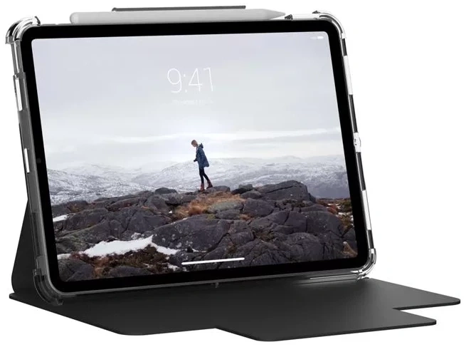 Чехол UAG Lucent для iPad Air 10.9 2020/2022 (12329N314040) Black\Ice фото 7