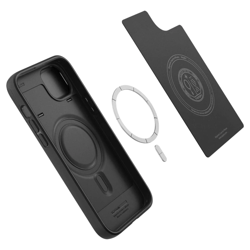 Чехол Spigen Optik Armor (MagFit) для iPhone 14 (ACS05070) Black фото 17