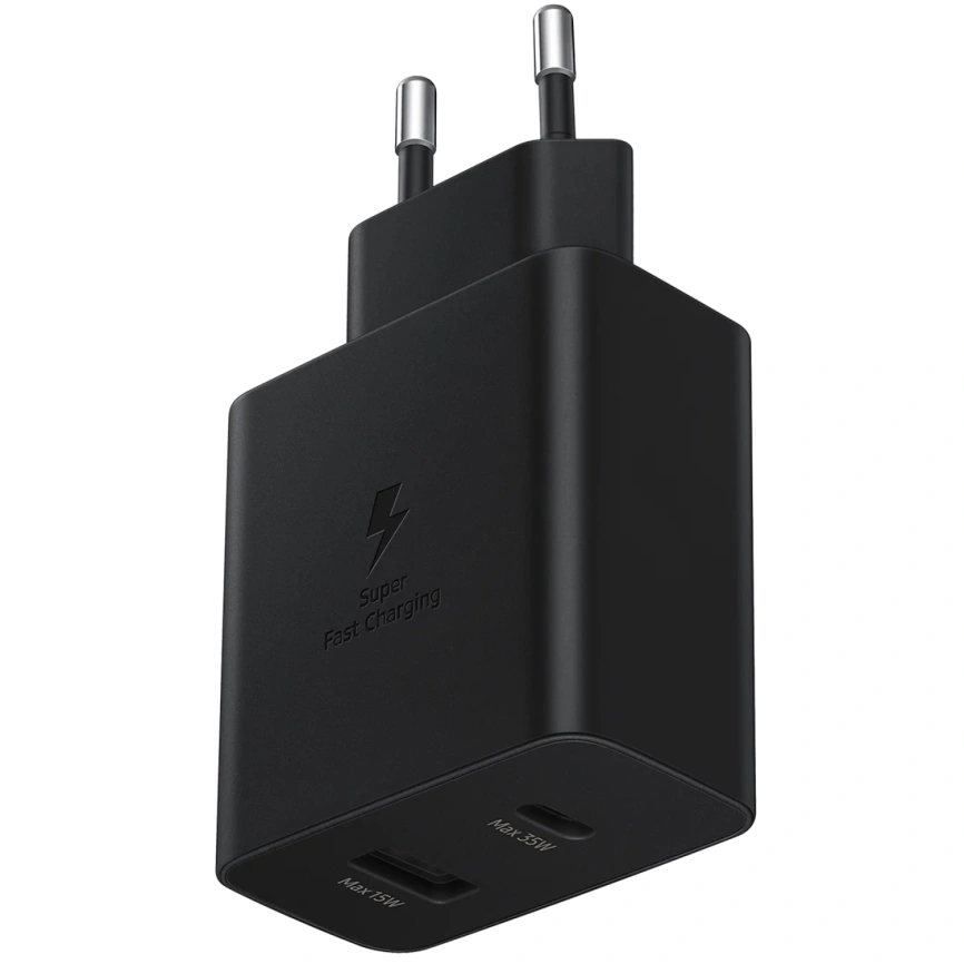 Сетевое зарядное устройство Samsung 35W USB-A/USB-C EP-TA220 Black фото 2