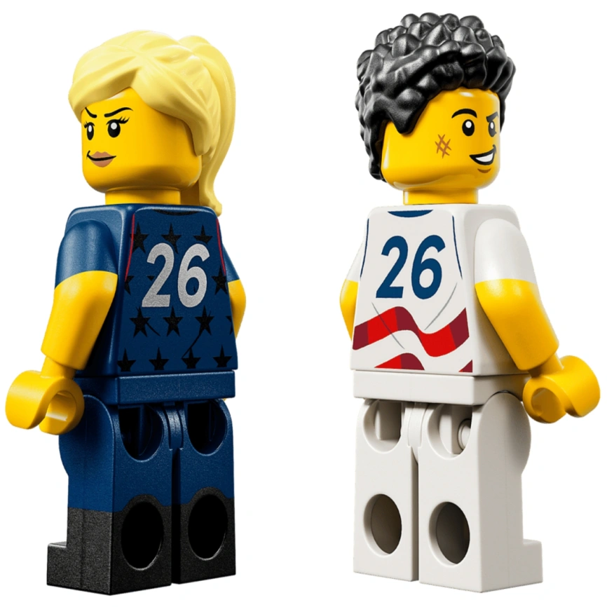 Конструктор LEGO Editions 2026 U.S. Soccer National Team Jersey 43033 фото 3