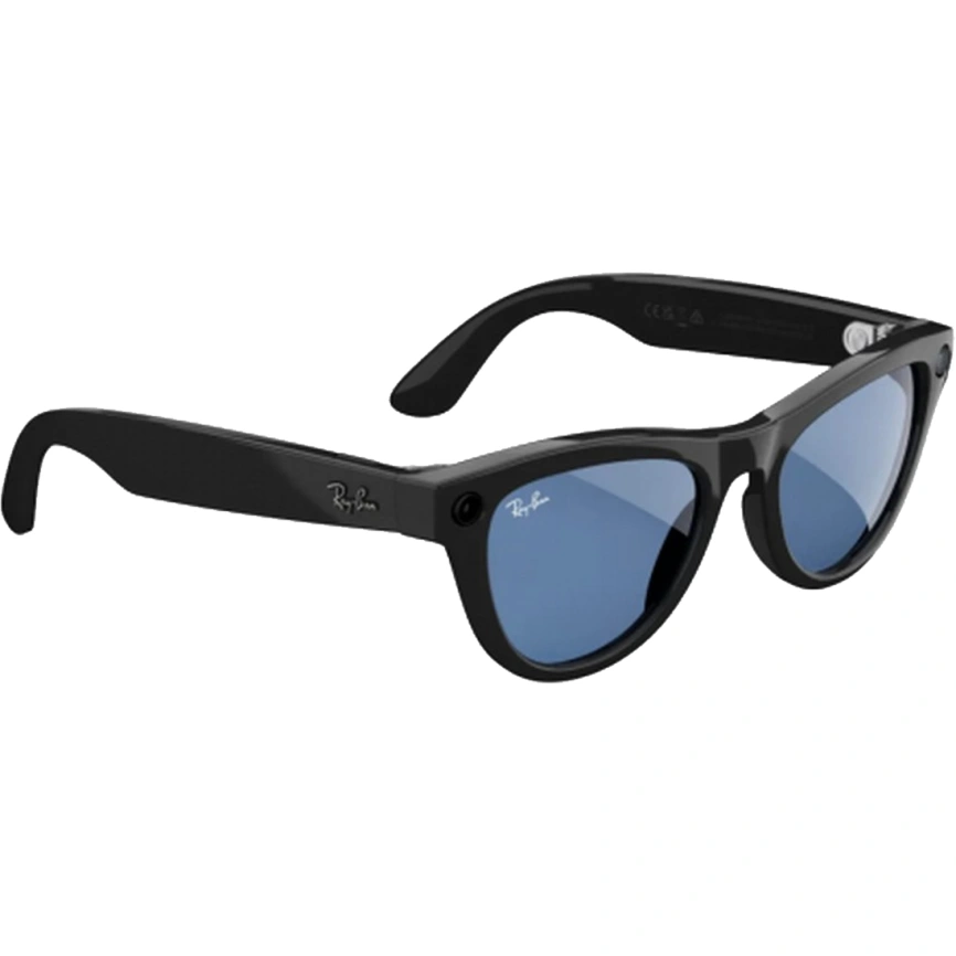 Умные очки Ray-Ban Skyler Shiny Black/Transitions (RW4010) M Cerulean Blue фото 6