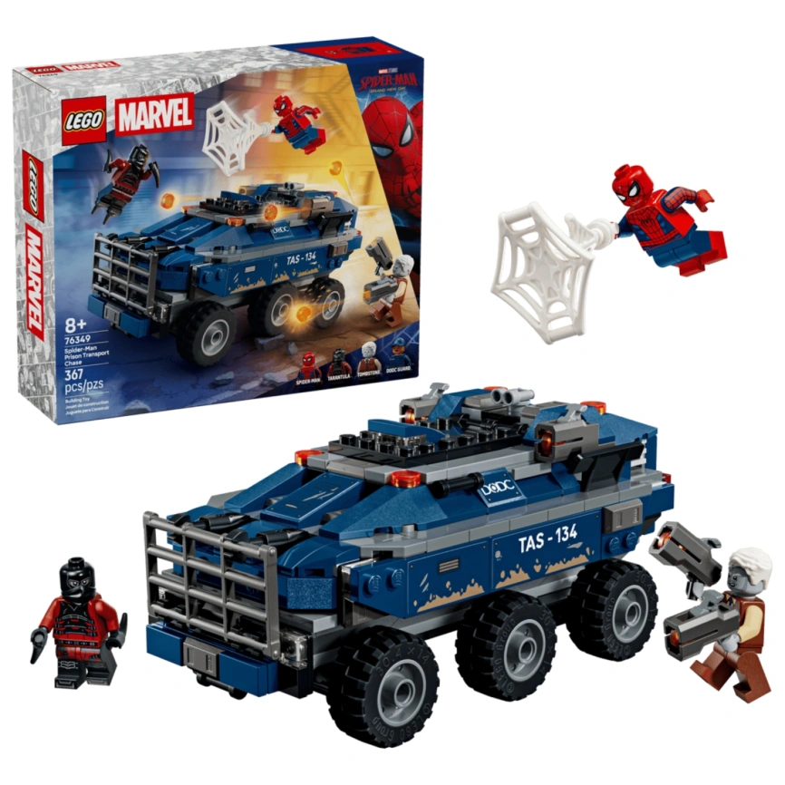 Конструктор LEGO Marvel Super Heroes Spider-Man: Prison Transport Chase 76349 фото 1