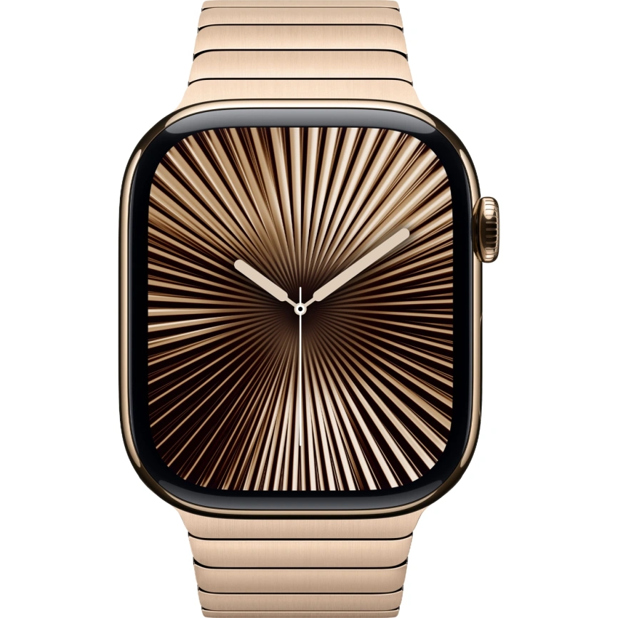 Смарт-часы Apple Watch Series 10 46mm Gold Titanium Case with Gold Link Bracelet фото 3