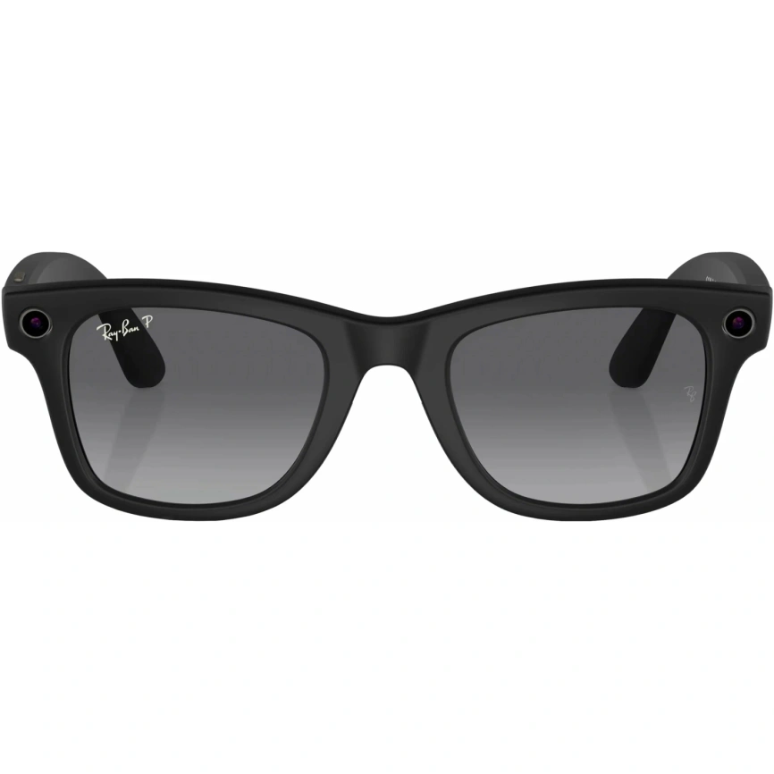 Умные очки Ray-Ban Wayfarer (Gen 2) Matte Black/Polar (RW4012) M Gradient Graphite фото 2