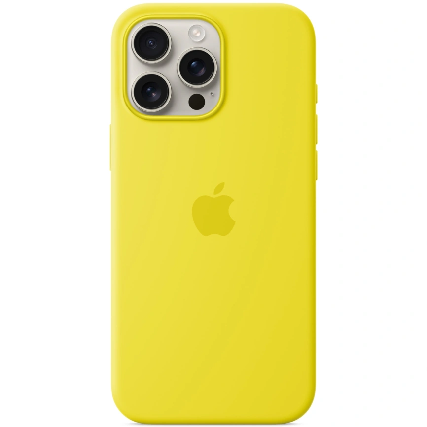 Чехол Apple Silicone Case with MagSafe для iPhone 16 Pro Star Fruit фото 4