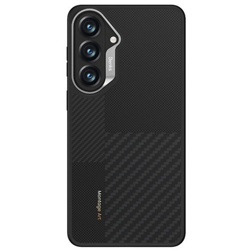 Чехол Benks Montage ArmorPro Kevlar (600D+1500D) для Samsung Galaxy S26 Plus Black фото 2